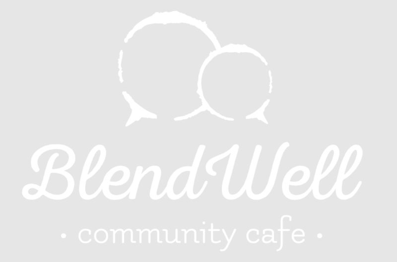 The logo for Blendwell Community Cafe located in Independence, MO