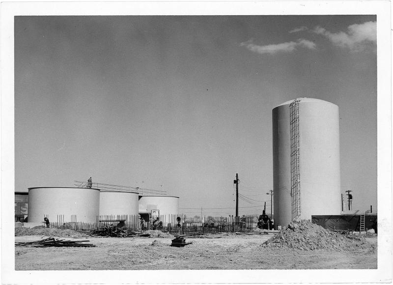 Construction photo of Courtney Bend Water Plant