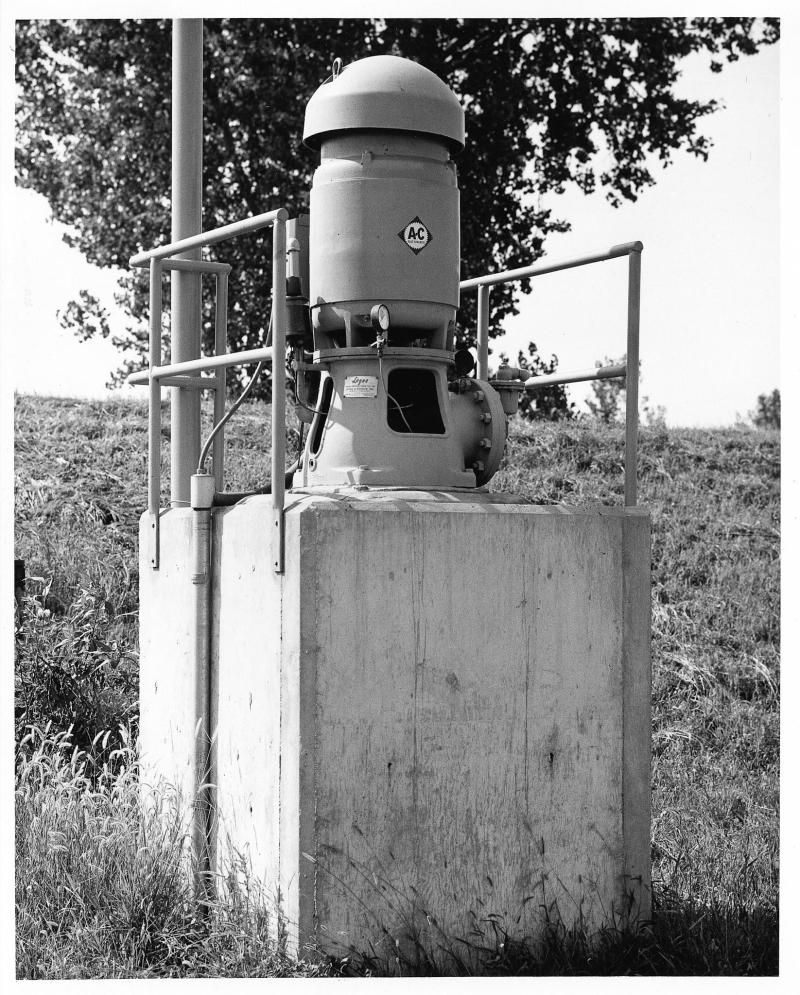 Historical Photo of 1950s Well Pump