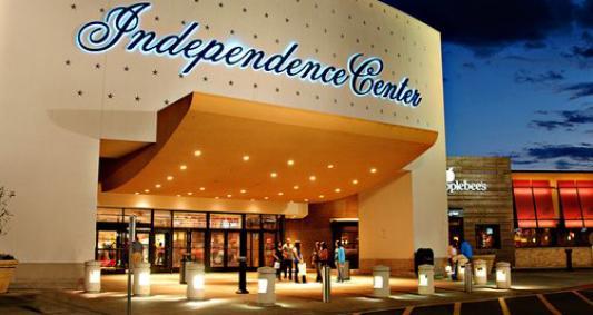 Image of the exterior of Independence Center Mall