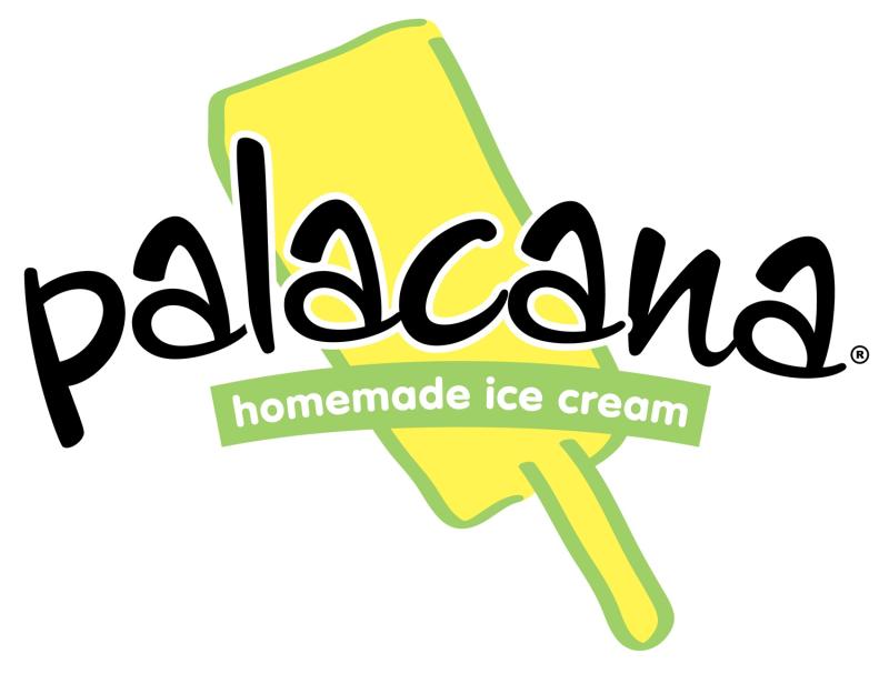 The logo for Palacana ice cream shop