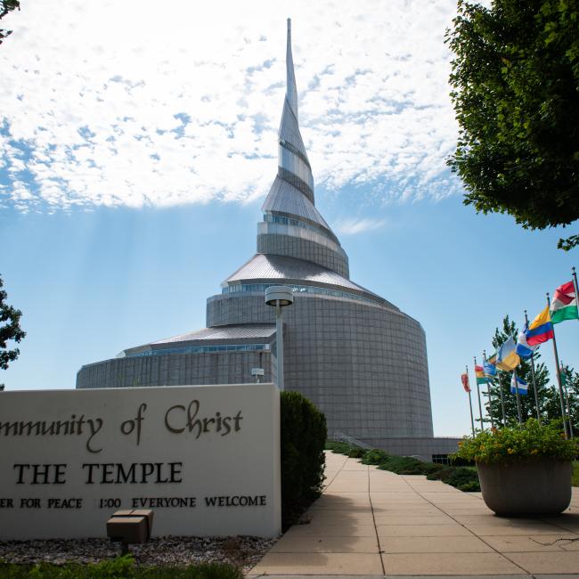 Exterior of Community of Christ Temple 