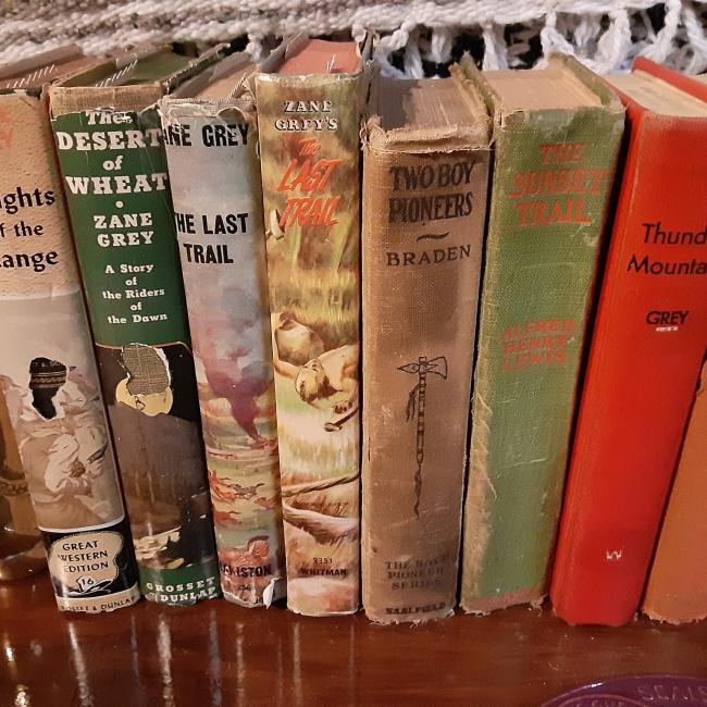 Image of books from the Keeping Room store